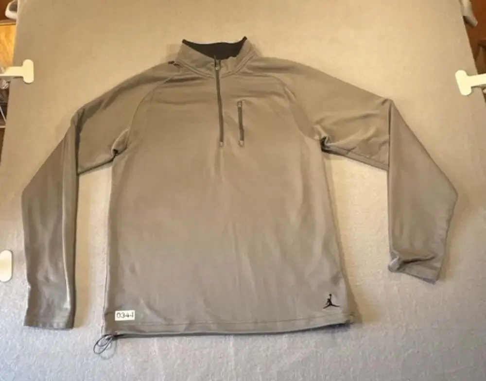 Jordan Brand Dri-Fit Quarter Zip Pullover Performance Training Top